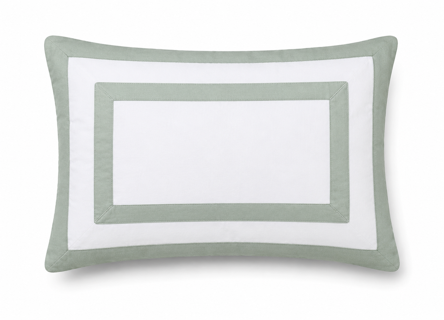BLOCK APPLIQUE PILLOW CASE