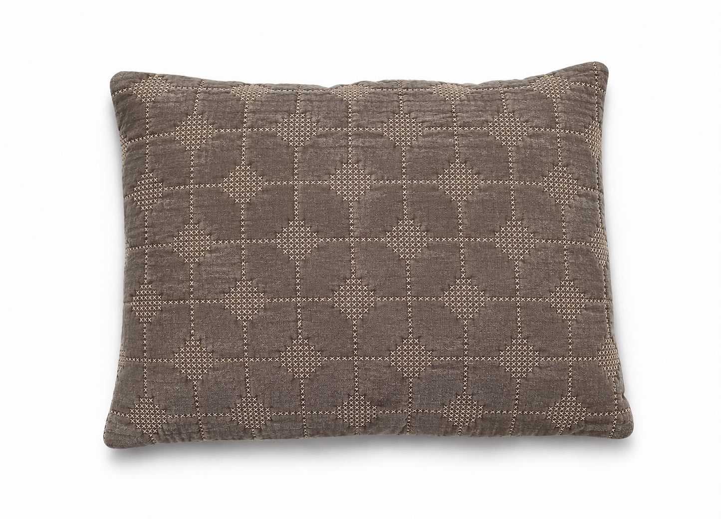 VELVET EMBROIDERED IN GREY