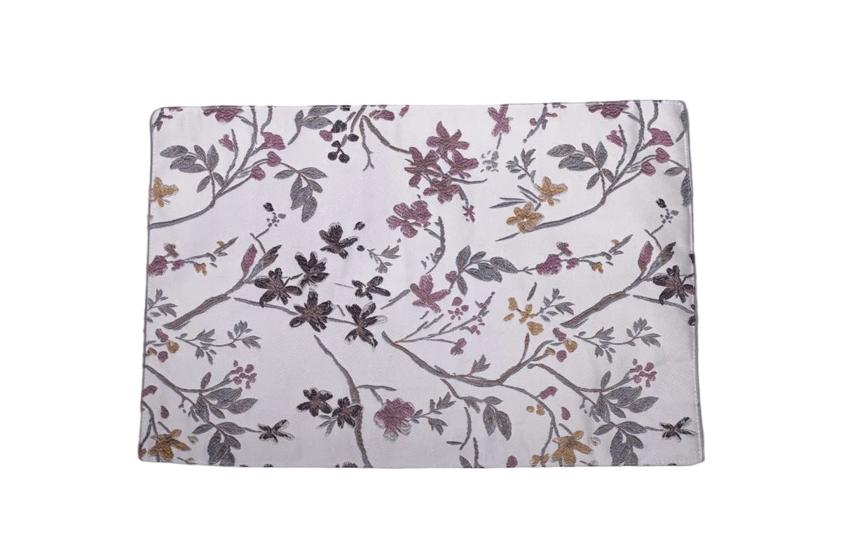embroidered mat