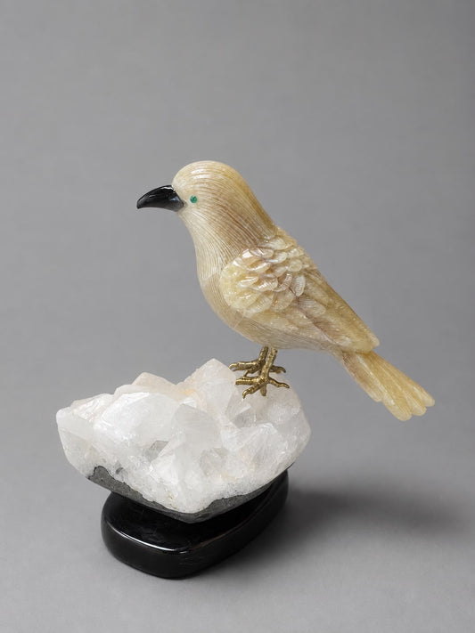 CRYSTAL PERCH BIRD