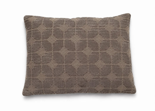 VELVET EMBROIDERED IN GREY