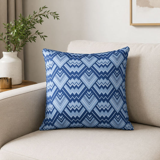 CHEVRON PRINTED CUSHION